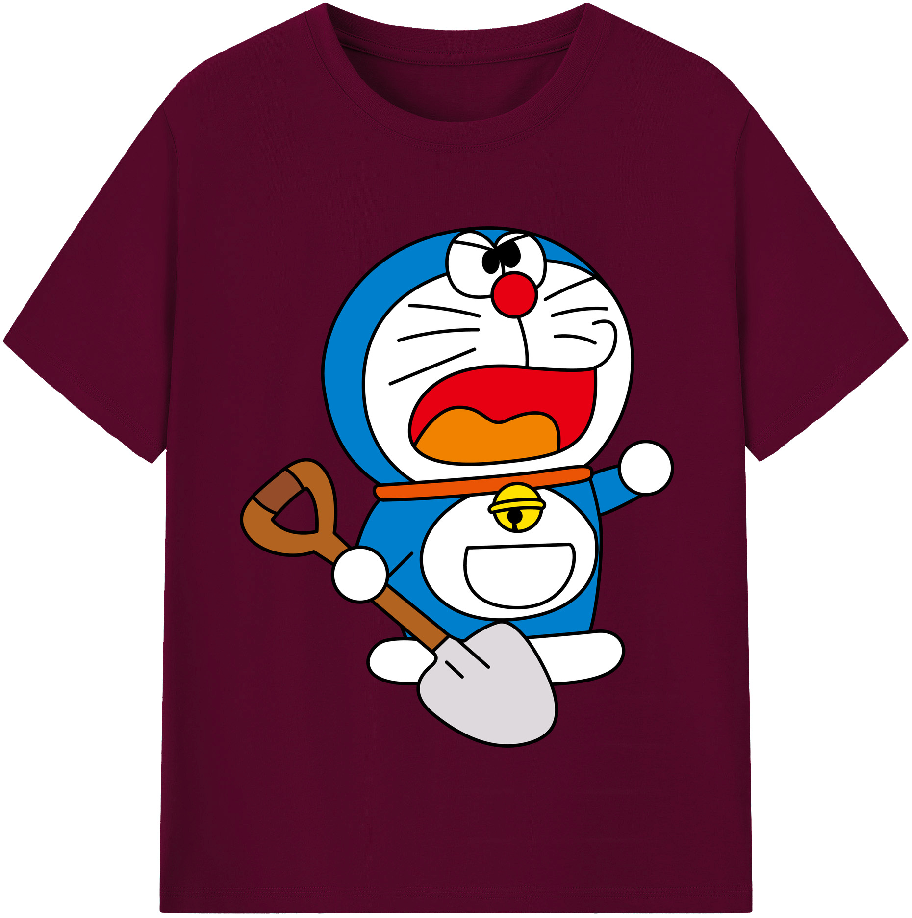 （画像用） ドラえもん Doraemon レディースカジュアルプリントTシャツ（綿100％）